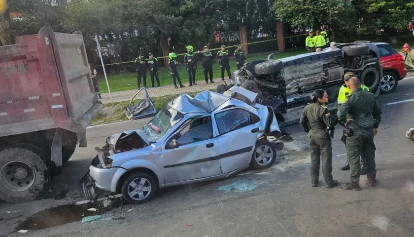 Trágico accidente.
