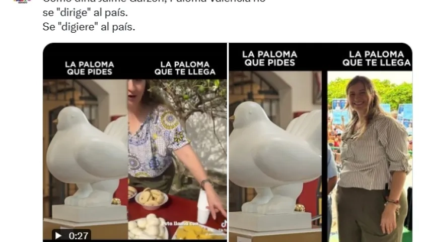 El trino publicado por el caricaturista Matador.