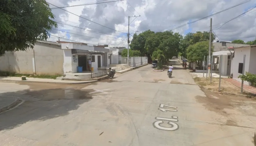 Sector donde ocurrieron los hechos. 