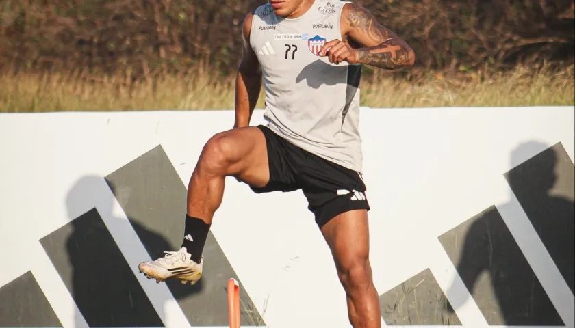 Cristian Barrios llegó al Junior procedente del América de Cali.