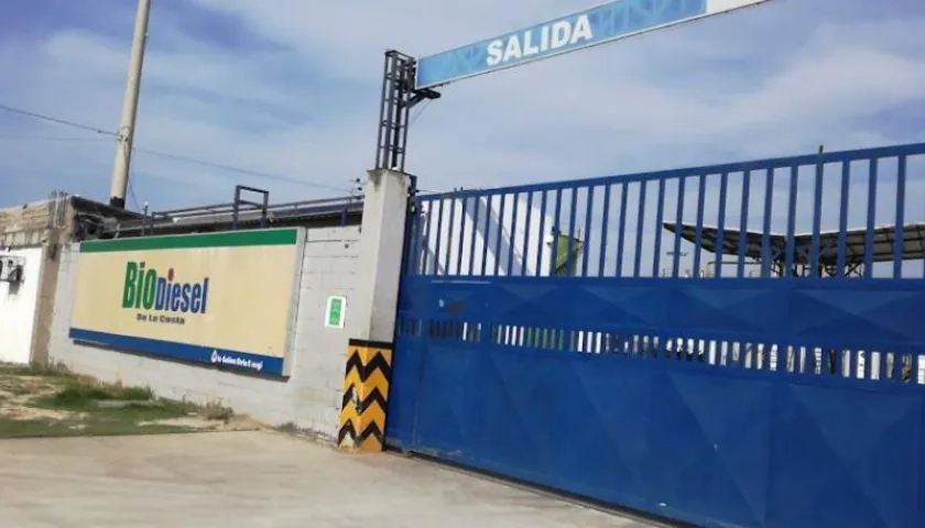 Empresa Biodiesel de la Costa S.A.S., en Galapa.