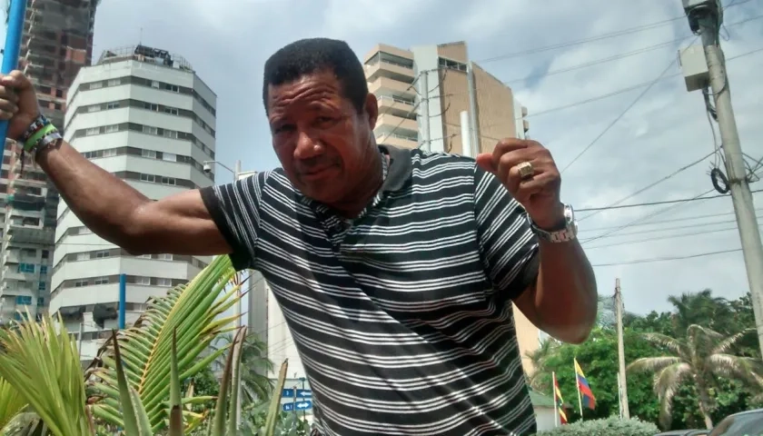 El boxeador Bonifacio Ávila, fallecido este lunes en Cartagena. 