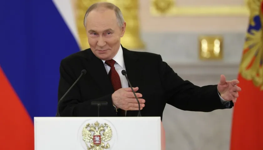 Vladímir Putin, Presidente de Rusia.