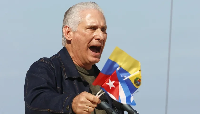 Presidente de Cuba, Miguel Diaz-Canel.