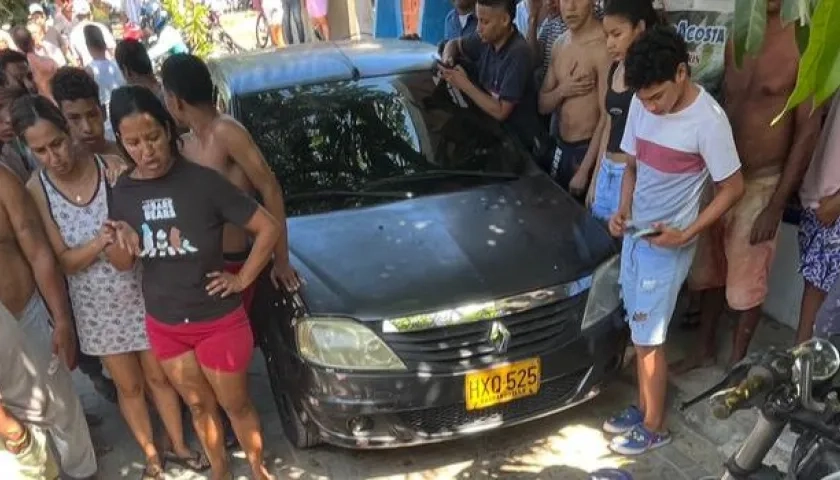 Lugar en donde ocurrió el doble homicidio en Puerto Colombia.