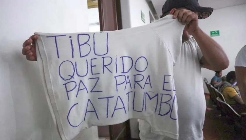 Ciudadanía pide la paz para la región. 