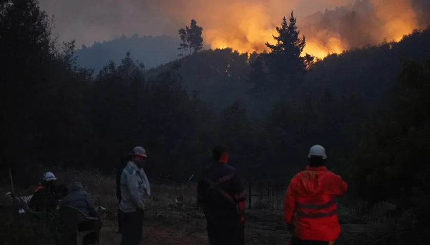 Incendios forestales en Chile