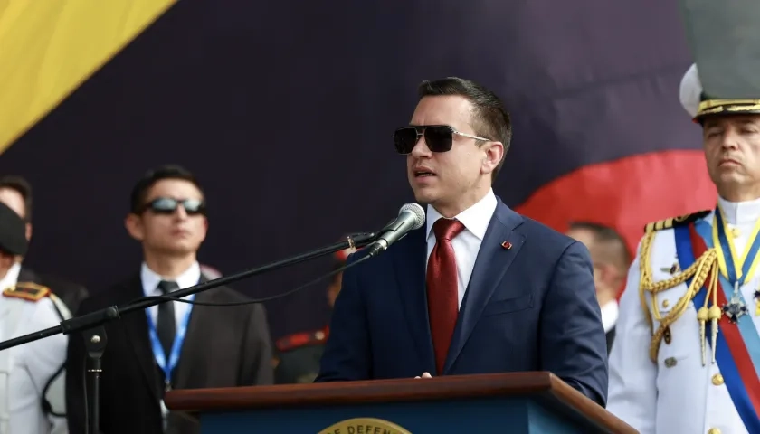 Daniel Noboa, presidente de Ecuador.