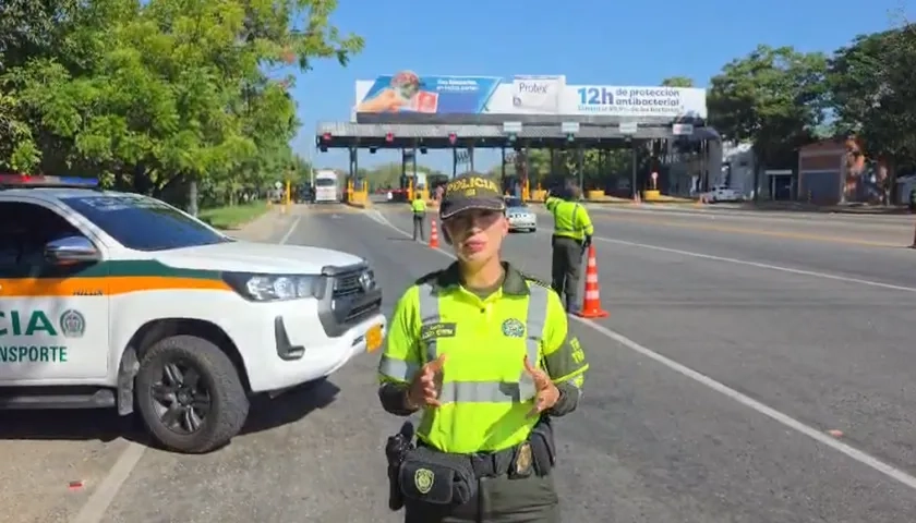  Lizbeth Herrera Vargas, jefe Seccional Tránsito y Transporte DEATA.
