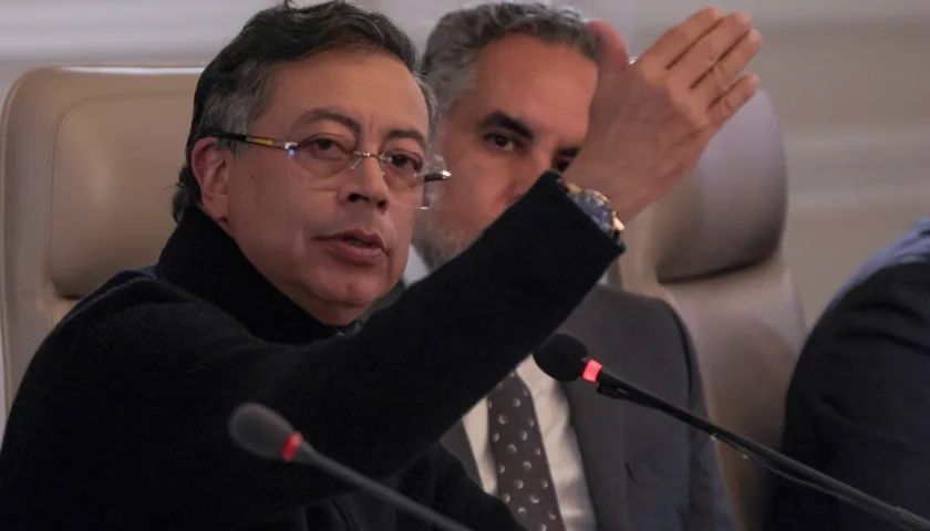 Gustavo Petro, presidente de la República. 