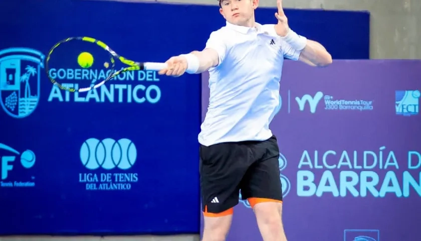 El británico Rhys Lawlor, verdugo del colombiano Alejandro Castellanos. 