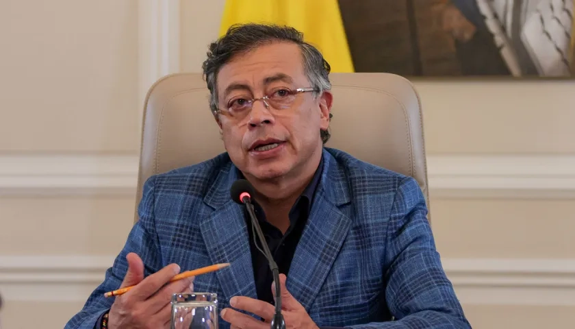 El Presidente Gustavo Petro.
