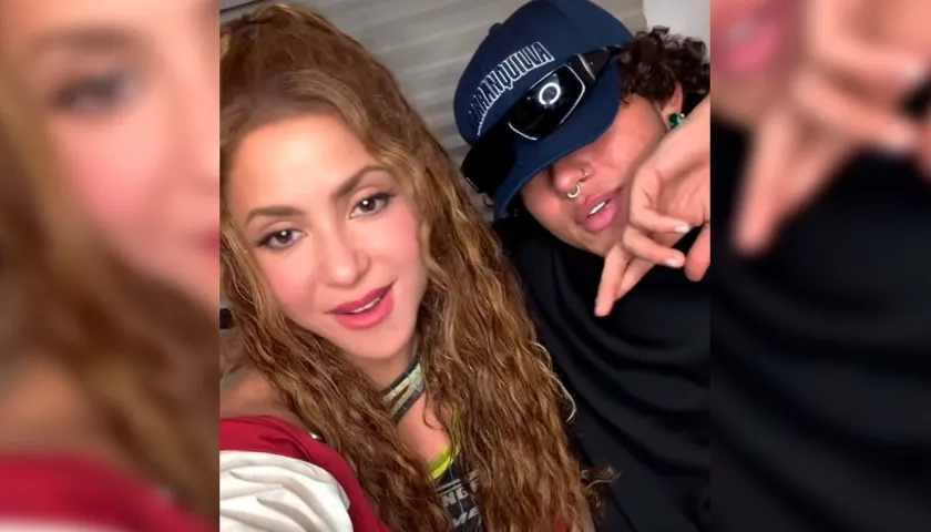Shakira y Beéle.