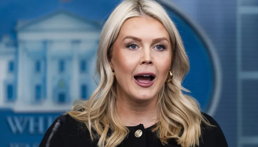 Secretaria de prensa de la Casa Blanca, Karoline Leavitt.