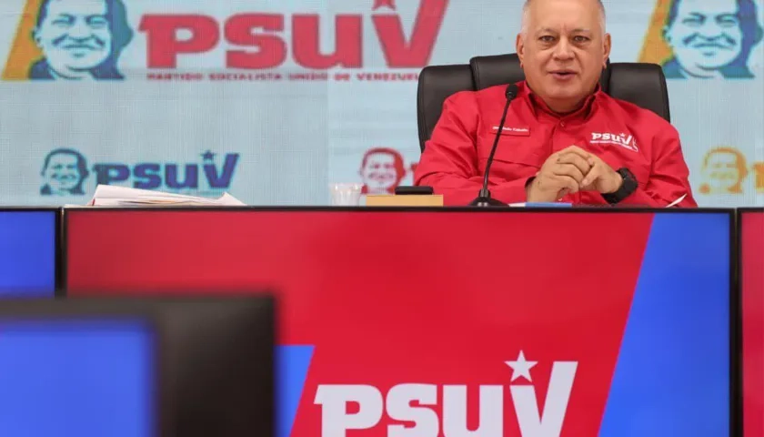 Diosdado Cabello, Ministro del Interior de Venezuela.
