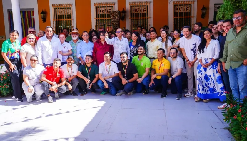 Directivos de las distintas organizaciones de Carnaval de Barranquilla