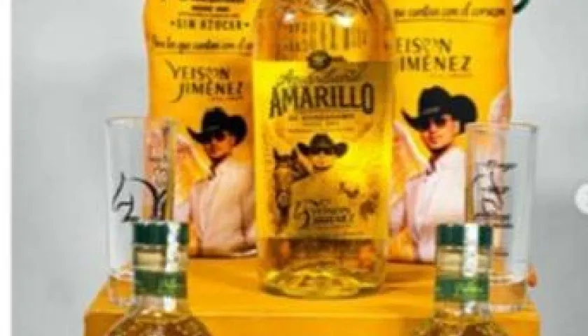 El aguardiente que están comercializando.