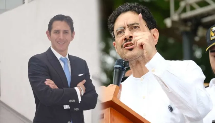 Alejandro Sánchez e Iván Cepeda.