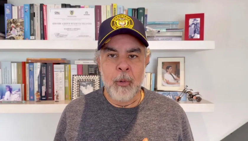 Armando Benedetti, ministro del Interior. 