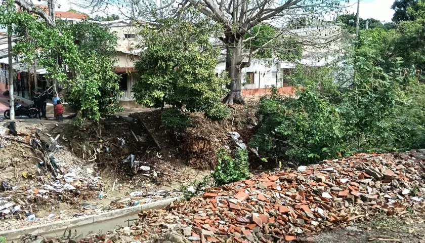 El hallazgo se dio en la calle 58 con carrera 22, cerca al arroyo ‘El Salao’. 