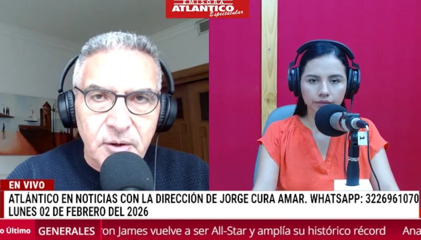 Transmisión de Atlántico en Noticias.