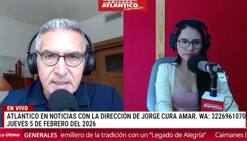 Transmisión de Atlántico en Noticias.