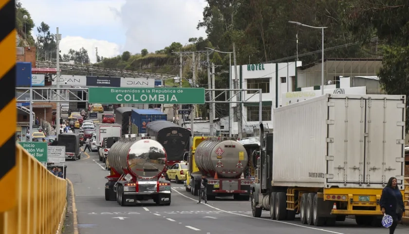 Frontera de Colombia con Ecuador.
