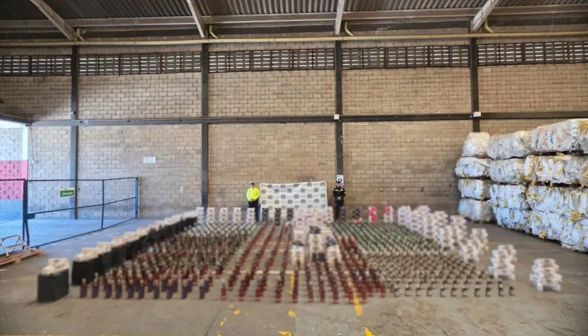 La mercancía aprehendida.