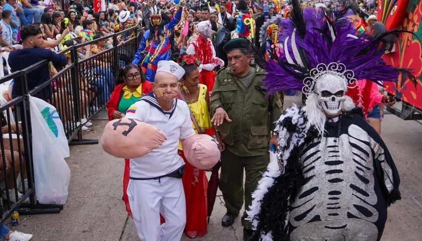 Disfraces en La Guacherna 2026.