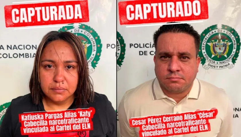 Katiuska Pargas y César Pérez Serrano.