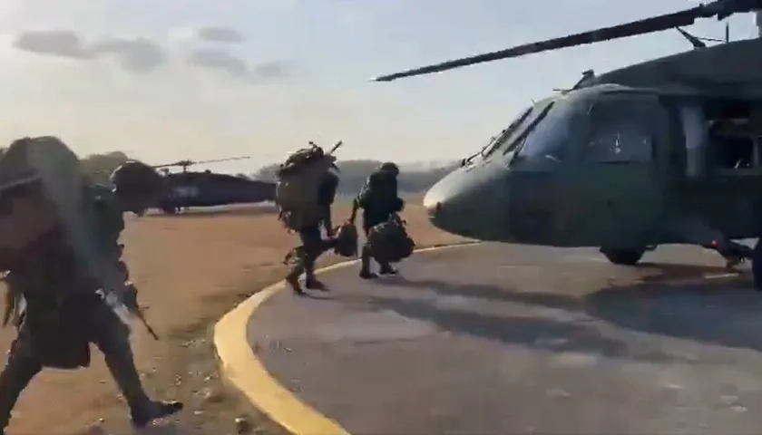 Soldados del Ejército activaron despliegue de tropas para apoyo.