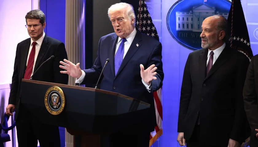 El Presidente Donald Trump.