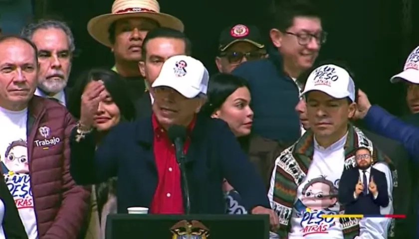 El Presidente Gustavo Petro.