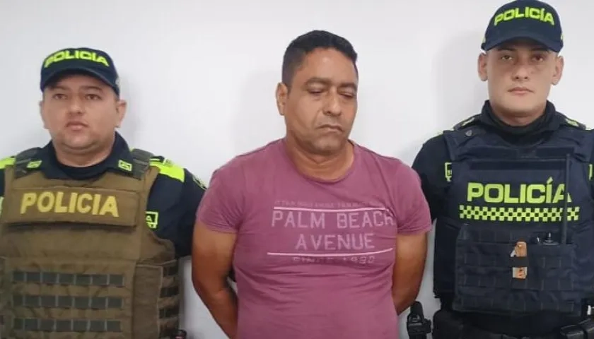 Fabián Quintero Ramírez tras ser capturado el día de los hechos en noviembre de 2024. 