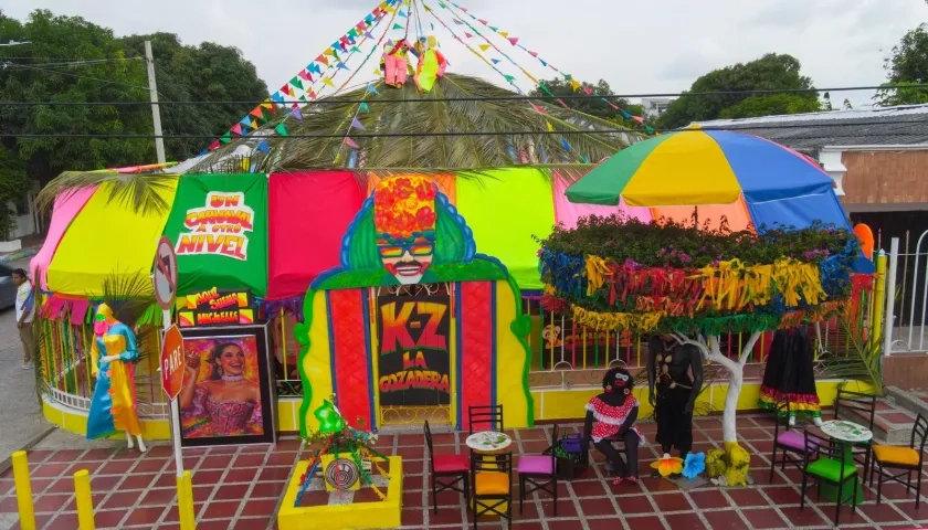 Casa ganadora en el barrio San Isidro.