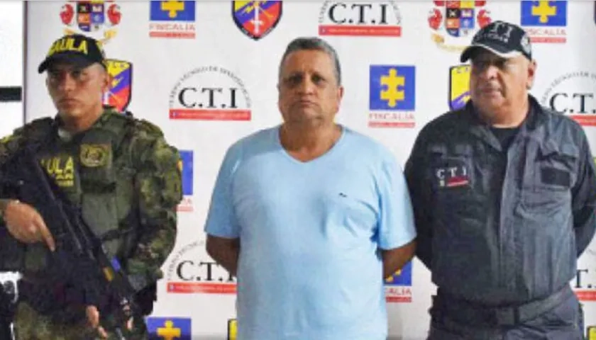 El narcotraficante colombiano Juan Santiago Gallón.