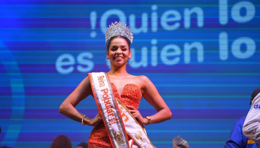 Gicel Vega Castro, Reina Popular del Carnaval de Barranquilla 2026.