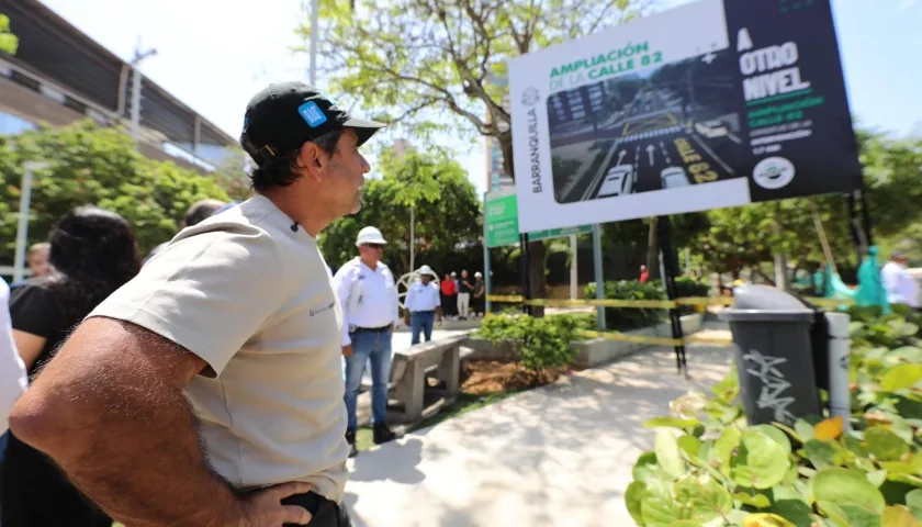 Ampliación de la calle 82.