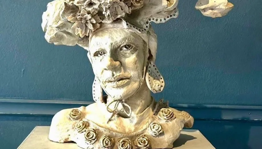 Una de las obras que serán exhibidas en la colectiva de Café Arte Musa.