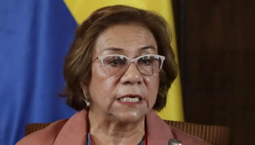 La canciller Rosa Villavicencio.