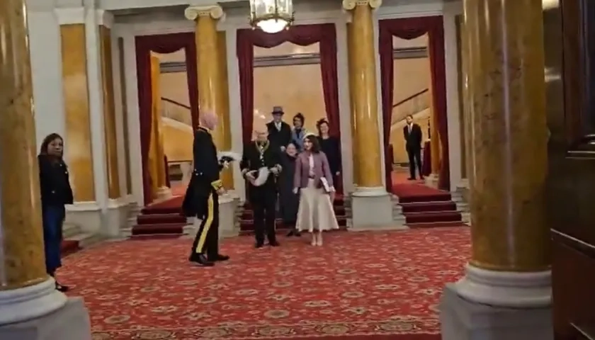 La embajadora Laura Sarabia.