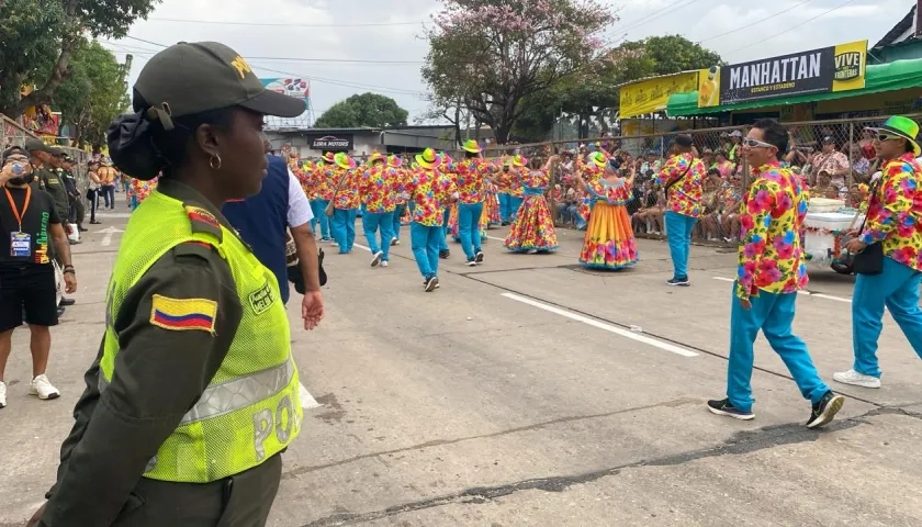 Labor de la Policía durante La Guacherna.