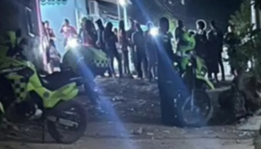 Lugar donde sucedió el crimen.