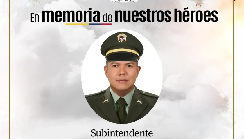 La víctima mortal fue el subintendente Luis Jesús Sarmiento.