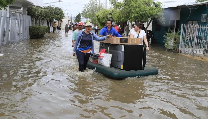 Inundación en Montería.