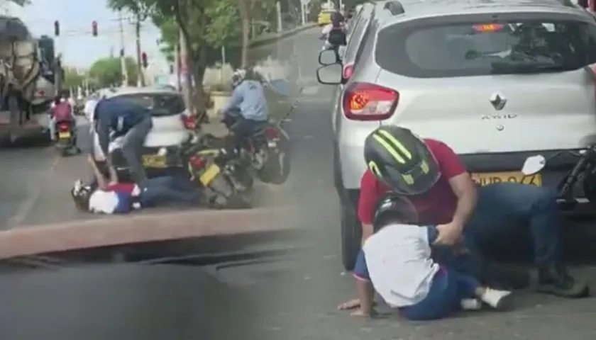 Momento de los hechos. 