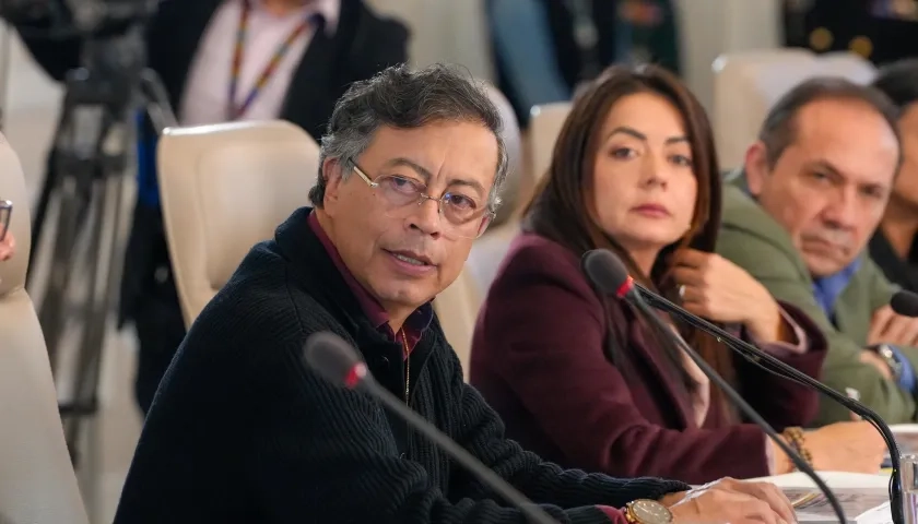 El Presidente Gustavo Petro.