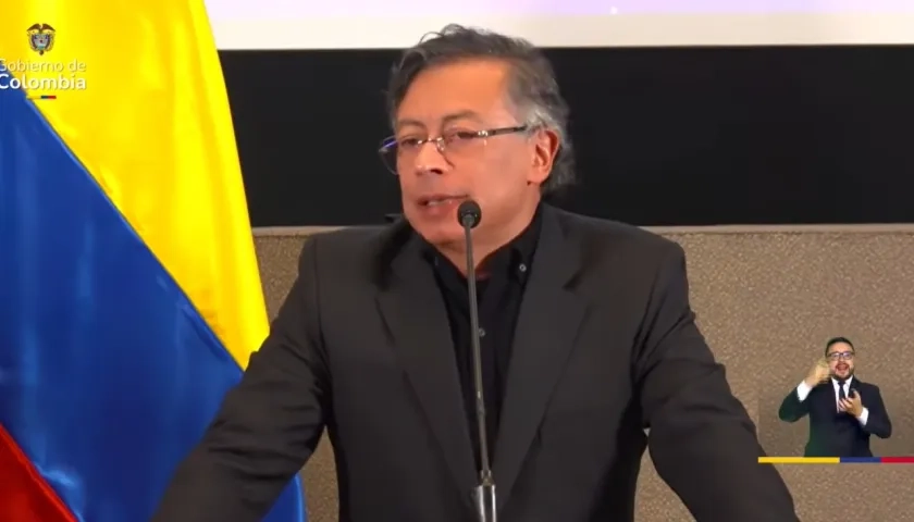 Gustavo Petro, Presidente de Colombia. 