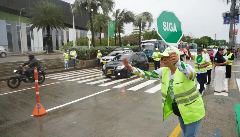 Habrá orientadores de movilidad en la Vía 40.