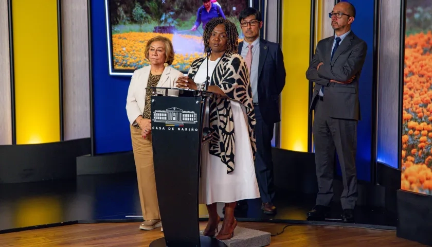 La vicepresidenta Francia Márquez presentó el foro.